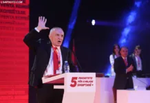 Ilir Meta mbetet në burg, gjykata rrëzon kërkesën për lirimin Kryetari i Partise se Lirise, Ilir Meta duke folur gjate Konventes se Partise se Lirise